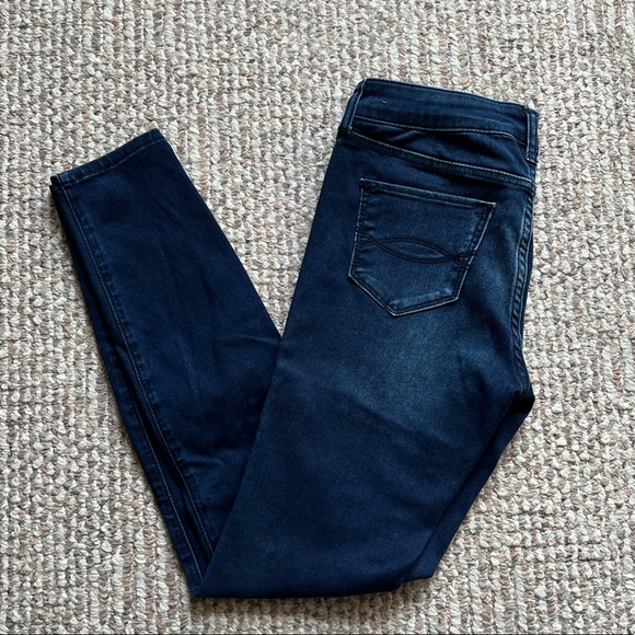 Abercrombie & Fitch Mid Rose Denim Jean Jeggings 0S - Picture 1 of 8